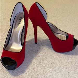 Red Qupid High Heels